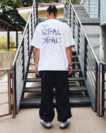 The Real Deal "Logo Tee" - Paisley Blue