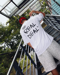 The Real Deal "Logo Tee" - Grey