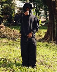 The Real Deal "Balaclava Hoodie" - Black